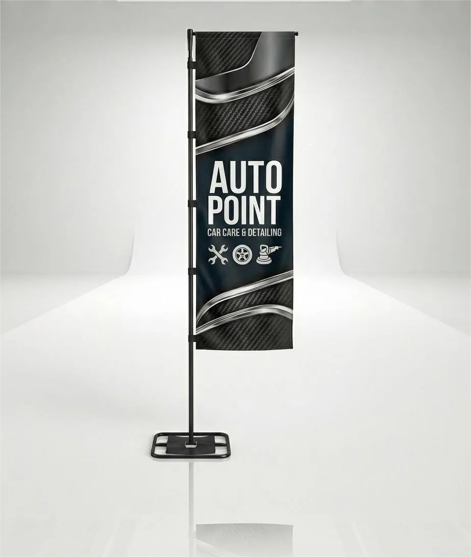 علم مستطيل حديد F1